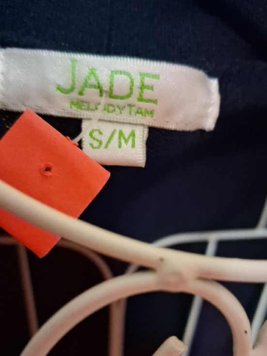 Jade Navy Long-Sleeve Fringe Open-Front Cardigan - Picture 2 of 5